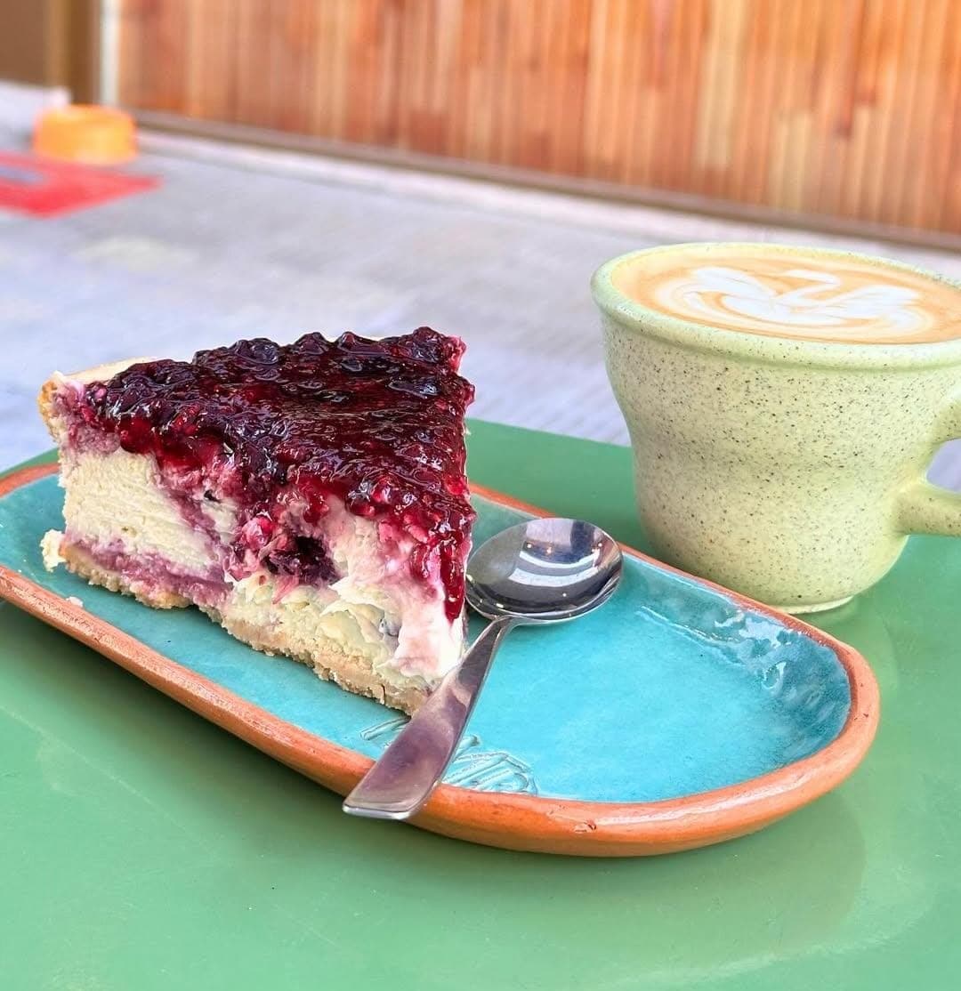 Cheesecake con café